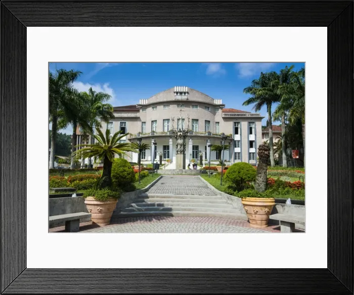 Framed Print : Theater in the German town of Blumenau, Brazil, South America Framed Print : Theater in the German town of Blumenau, Brazil, South America