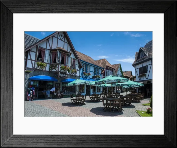 Framed Print : Oktoberfest area in the German town of Blumenau, Brazil, South America Framed Print : Oktoberfest area in the German town of Blumenau, Brazil, South America