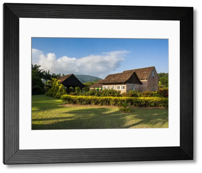 Framed Print : Rebuilt German farm near Pomerode, Brazil, South America Framed Print : Rebuilt German farm near Pomerode, Brazil, South America