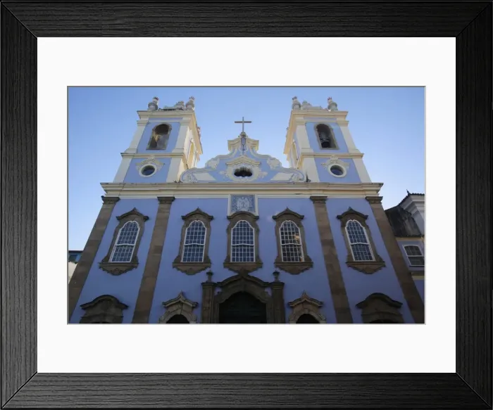Framed Print : Rosario dos Pretos church in Pelourinho, Salvador, Bahia, Brazil, South America Framed Print : Rosario dos Pretos church in Pelourinho, Salvador, Bahia, Brazil, South America