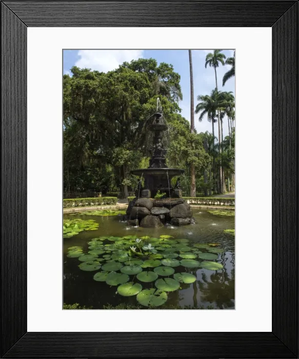 Framed Print : Fountain of the Muses, Rio de Janeiro Botanical Gardens, Rio de Janeiro, Brazil, South America Framed Print : Fountain of the Muses, Rio de Janeiro Botanical Gardens, Rio de Janeiro, Brazil, South America