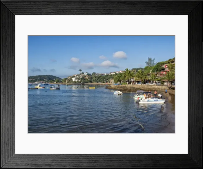 Framed Print : Praia da Armacao, Orla Bardot, Buzios, Rio de Janeiro State, Brazil, South America Framed Print : Praia da Armacao, Orla Bardot, Buzios, Rio de Janeiro State, Brazil, South America