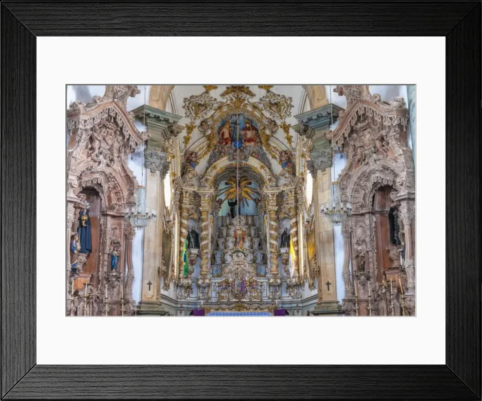 Framed Print : Main altar, Sao Francisco de Assis Church, Sao Joao del Rey, Minas Gerais, Brazil, South America Framed Print : Main altar, Sao Francisco de Assis Church, Sao Joao del Rey, Minas Gerais, Brazil, South America