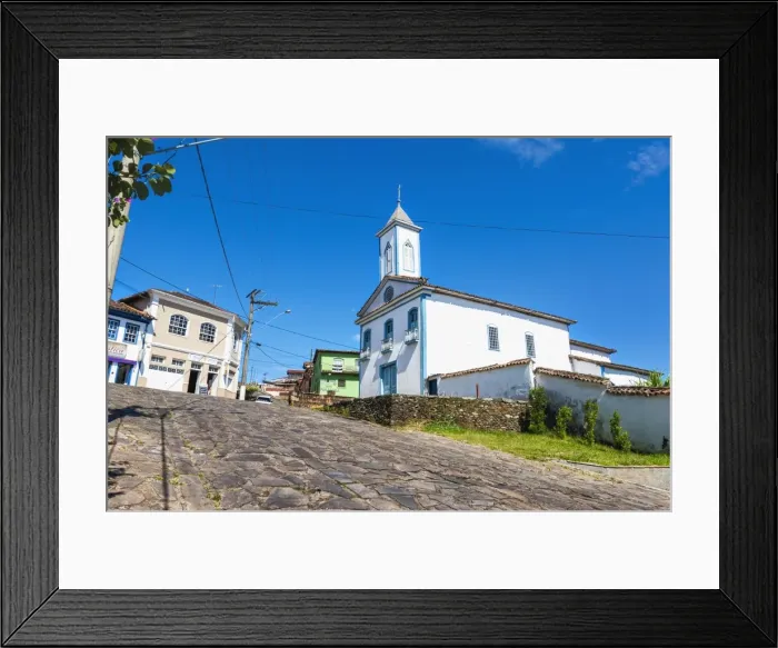 Framed Print : Nossa Senhora da Luz Church, Diamantina, UNESCO World Heritage Site, Minas Gerais, Brazil, South America Framed Print : Nossa Senhora da Luz Church, Diamantina, UNESCO World Heritage Site, Minas Gerais, Brazil, South America