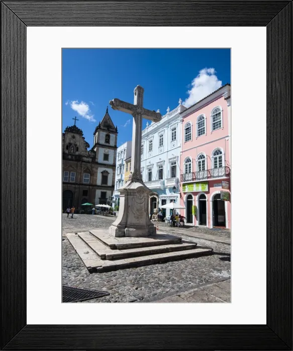 Framed Print : Pedestrian zone in the Pelourinho, UNESCO World Heritage Site, Salvador da Bahia, Bahia, Brazil, South America Framed Print : Pedestrian zone in the Pelourinho, UNESCO World Heritage Site, Salvador da Bahia, Bahia, Brazil, South America