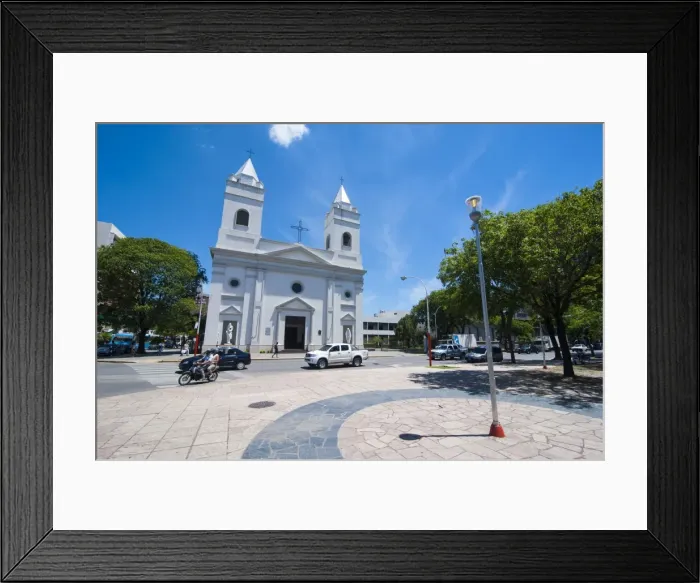 Framed Print : Church on the Town square, Resistencia, Argentina, South America Framed Print : Church on the Town square, Resistencia, Argentina, South America