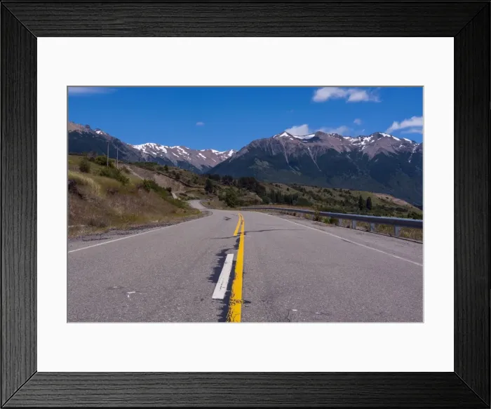 Framed Print : Road leading into Los Alerces National Park, Chubut, Patagonia, Argentina, South America Framed Print : Road leading into Los Alerces National Park, Chubut, Patagonia, Argentina, South America