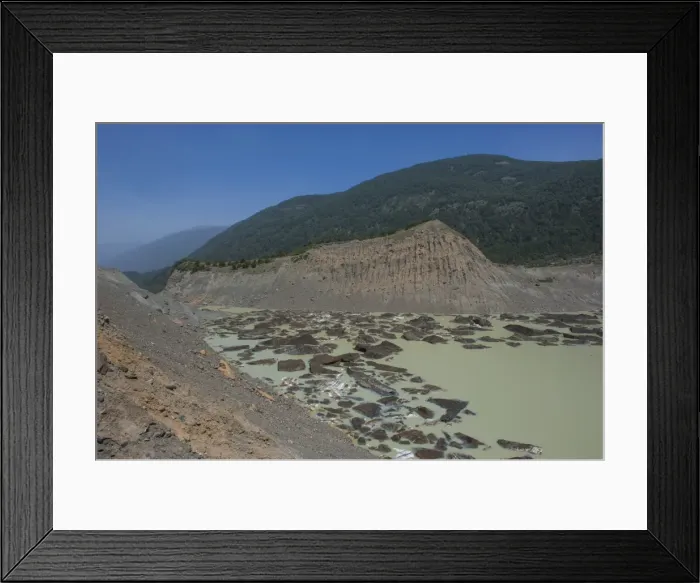 Framed Print : Black ice in the Nahuel Huapi National Park, Argentina, South America Framed Print : Black ice in the Nahuel Huapi National Park, Argentina, South America