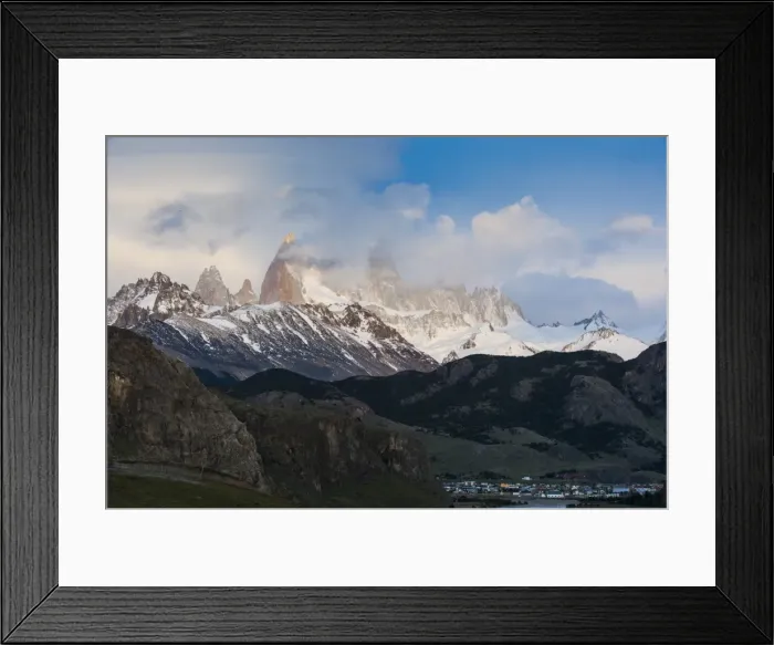 Framed Print : View of Mount Fitzroy (Cerro Fitz Roy) near El Chalten, Los Glaciares National Park, UNESCO World Heritage Site, Santa Cruz Province, Patagonia, Argentina, South America Framed Print : View of Mount Fitzroy (Cerro Fitz Roy) near El Chalten, Los Glaciares National Park, UNESCO World Heritage Site, Santa Cruz Province, Patagonia, Argentina, South America