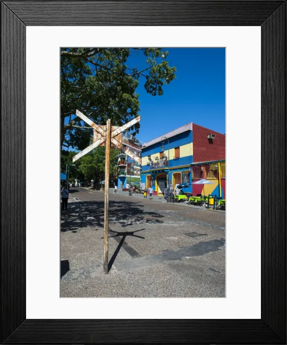 Framed Print : Colourful houses in La Boca neighbourhood in Buenos Aires, Argentina, South America Framed Print : Colourful houses in La Boca neighbourhood in Buenos Aires, Argentina, South America