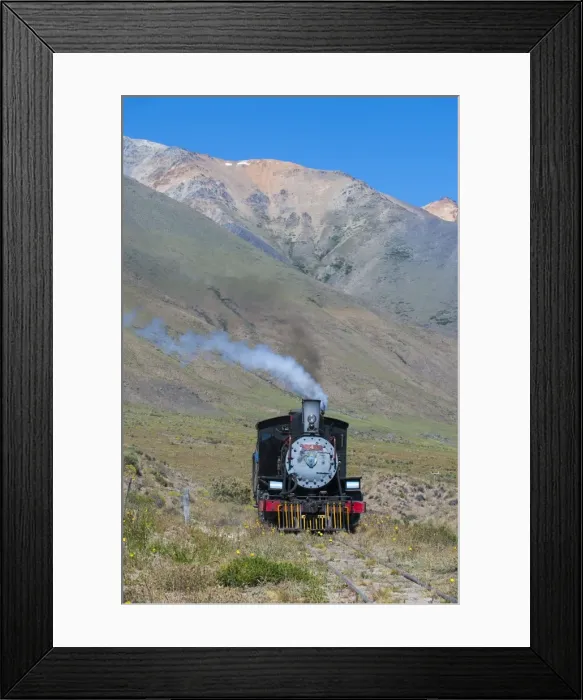 Framed Print : La Trochita, the Old Patagonian Express between Esquel and El Maiten in Chubut Province, Patagonia, Argentina, South America Framed Print : La Trochita, the Old Patagonian Express between Esquel and El Maiten in Chubut Province, Patagonia, Argentina, South America