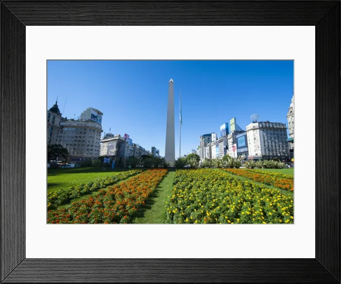 Framed Print : Obelisk on Plaza Republica, Buenos Aires, Argentina, South America Framed Print : Obelisk on Plaza Republica, Buenos Aires, Argentina, South America