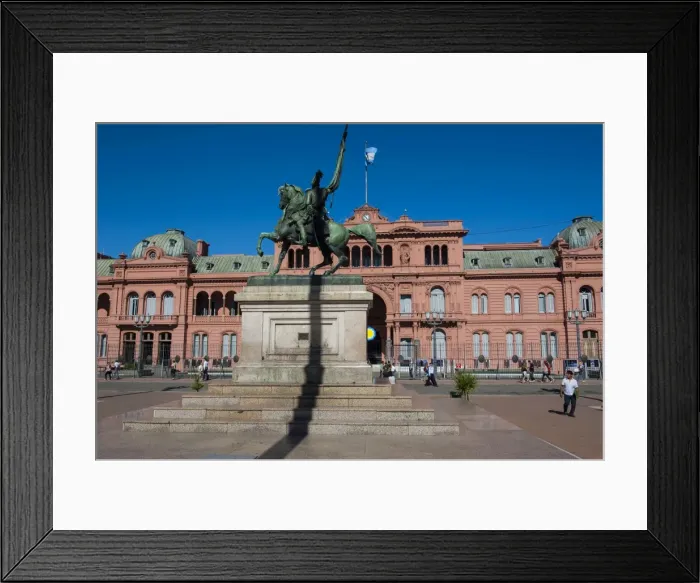 Framed Print : Casa Rosada (Pink House) (Casa de Gobierno) (Government House), Buenos Aires, Argentina, South America