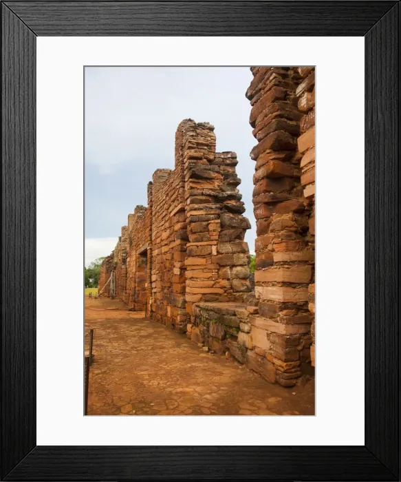Framed Print : The Mission of San Ignacio Mini, UNESCO World Heritage Site, Argentina, South America