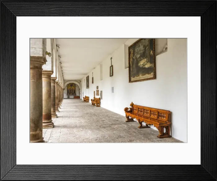 Framed Print : Cloister, San Francisco Church and Convent, Quito, UNESCO World Heritage Site, Pichincha Province, Ecuador, South America Framed Print : Cloister, San Francisco Church and Convent, Quito, UNESCO World Heritage Site, Pichincha Province, Ecuador, South America