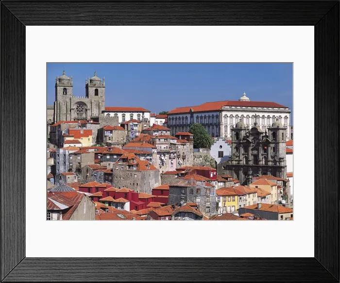Framed Print : Bishops Palace and City Cathedral, Porto, Portugal Framed Print : Bishops Palace and City Cathedral, Porto, Portugal