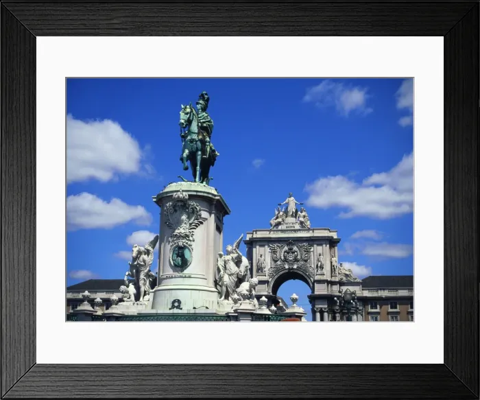 Framed Print : Praca do Comercio, Lison, Portugal Framed Print : Praca do Comercio, Lison, Portugal