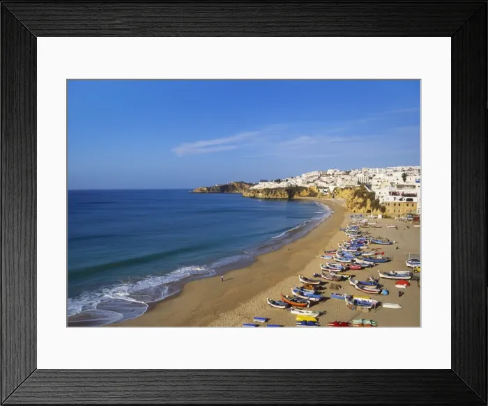 Framed Print : Sailboats on the Coast of Albufera, Algarve, Portugal Framed Print : Sailboats on the Coast of Albufera, Algarve, Portugal