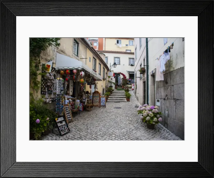 Framed Print : Little alley, Sintra, UNESCO World Heritage Site, Portugal, Europe