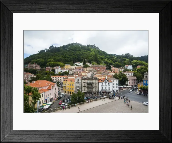 Framed Print : View over Sintra, UNESCO World Heritage Site, Portugal, Europe Framed Print : View over Sintra, UNESCO World Heritage Site, Portugal, Europe