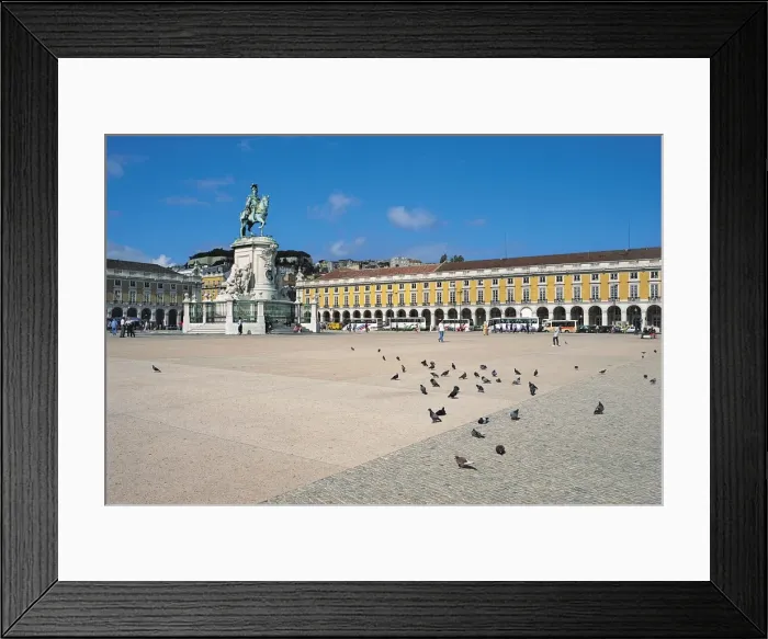 Framed Print : Statue of Jose I, Praca Do Comercio, Lisbon, Portugal Framed Print : Statue of Jose I, Praca Do Comercio, Lisbon, Portugal