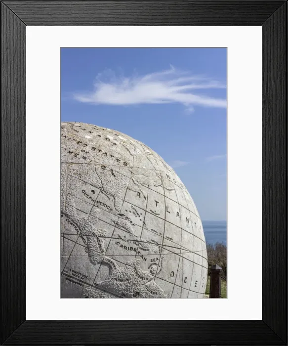 Framed Print : The Great Globe at Durlston Castle, Isle of Purbeck, Dorset, England, United Kingdom, Europe Framed Print : The Great Globe at Durlston Castle, Isle of Purbeck, Dorset, England, United Kingdom, Europe