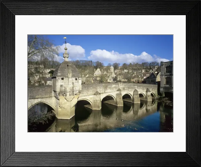 Framed Print : The Town Bridge over the River Avon, Bradford on Avon, Wiltshire, England, United Kingdom, Europe Framed Print : The Town Bridge over the River Avon, Bradford on Avon, Wiltshire, England, United Kingdom, Europe