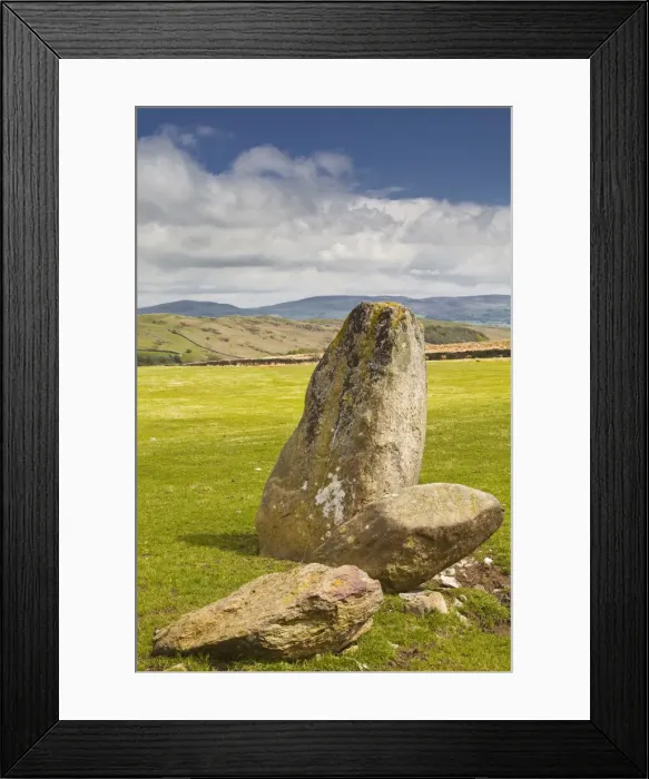 Framed Print : The Neolithic Swinside stone circle (Sunkenkirk stone circle), Lake District National Park, Cumbria, England, United Kingdom, Europe