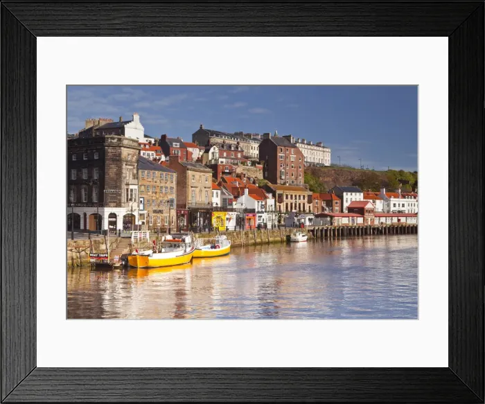 Framed Print : The seaside town of Whitby in the North York Moors National Park, Yorkshire, England, United Kingdom, Europe Framed Print : The seaside town of Whitby in the North York Moors National Park, Yorkshire, England, United Kingdom, Europe