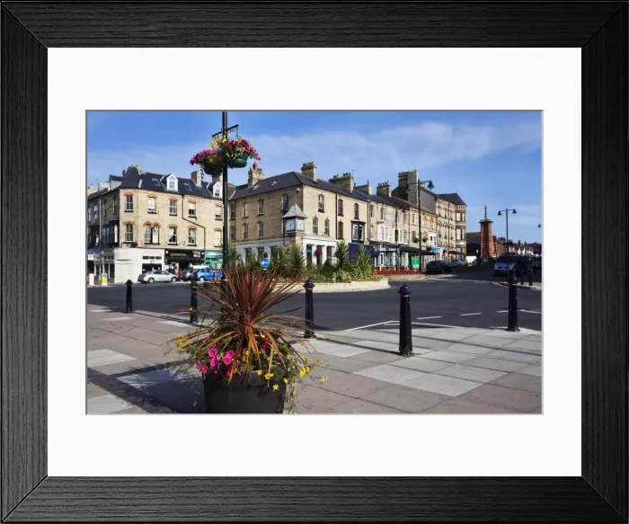 Framed Print : Station Street in summer, Saltburn by the Sea, Redcar and Cleveland, North Yorkshire, Yorkshire, England, United Kingdom, Europe Framed Print : Station Street in summer, Saltburn by the Sea, Redcar and Cleveland, North Yorkshire, Yorkshire, England, United Kingdom, Europe