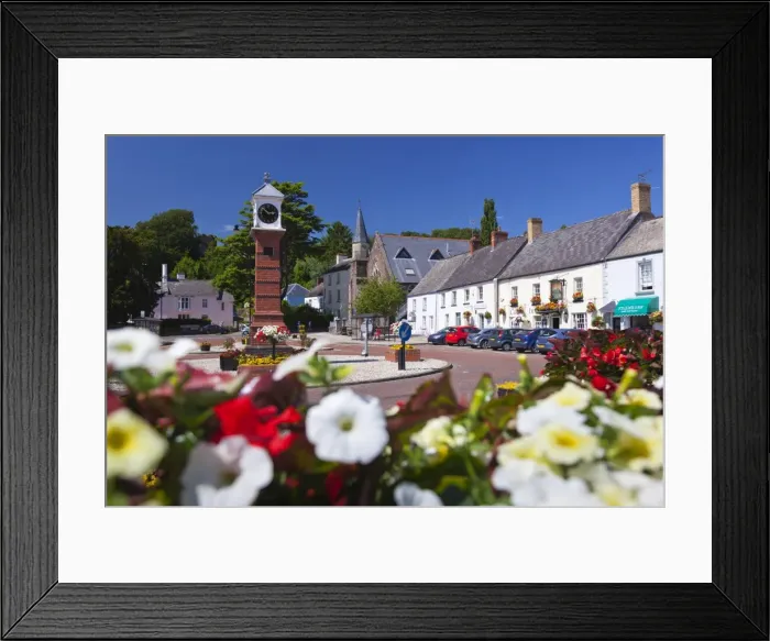 Framed Print : Usk Twyn Square, Usk, Monmouthshire, Wales, United Kingdom, Europe Framed Print : Usk Twyn Square, Usk, Monmouthshire, Wales, United Kingdom, Europe
