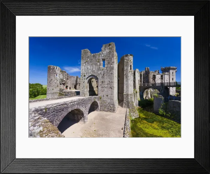 Framed Print : Raglan Castle, Monmouthshire, Wales, United Kingdom, Europe Framed Print : Raglan Castle, Monmouthshire, Wales, United Kingdom, Europe