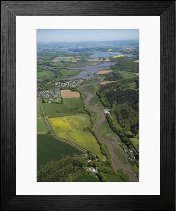 Framed Print : St. Germans village leading to River Tamar in Plymouth, Devon, England, United Kingdom, Europe Framed Print : St. Germans village leading to River Tamar in Plymouth, Devon, England, United Kingdom, Europe