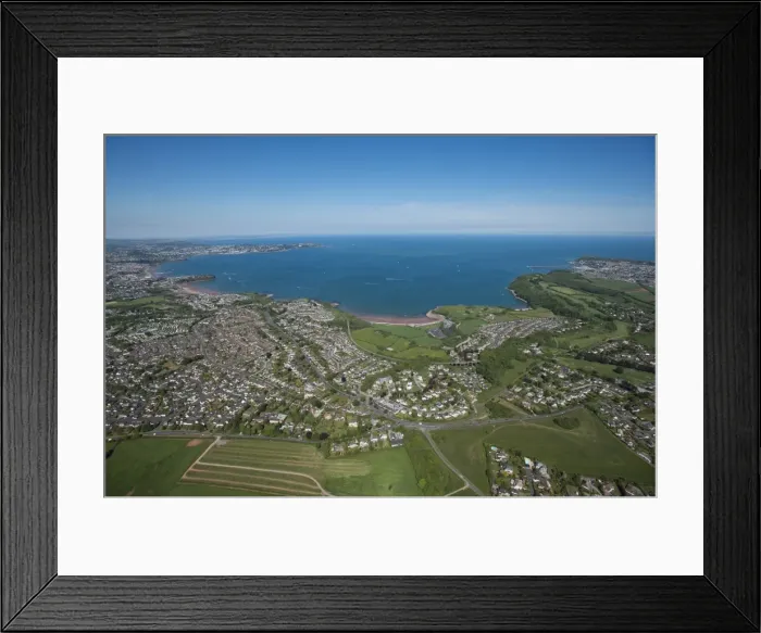 Framed Print : Paignton Bay with Torquay in the background, Devon, England, United Kingdom, Europe Framed Print : Paignton Bay with Torquay in the background, Devon, England, United Kingdom, Europe