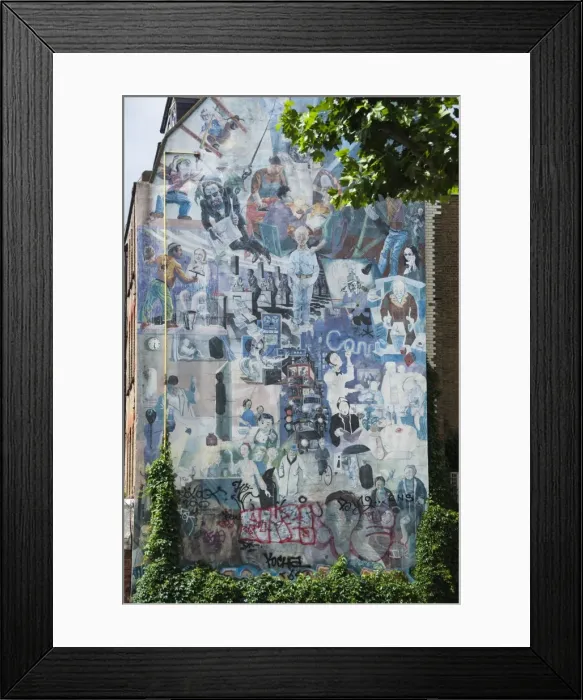 Framed Print : Graffito Wall off Tottenham Court Road, London, England, United Kingdom, Europe Framed Print : Graffito Wall off Tottenham Court Road, London, England, United Kingdom, Europe