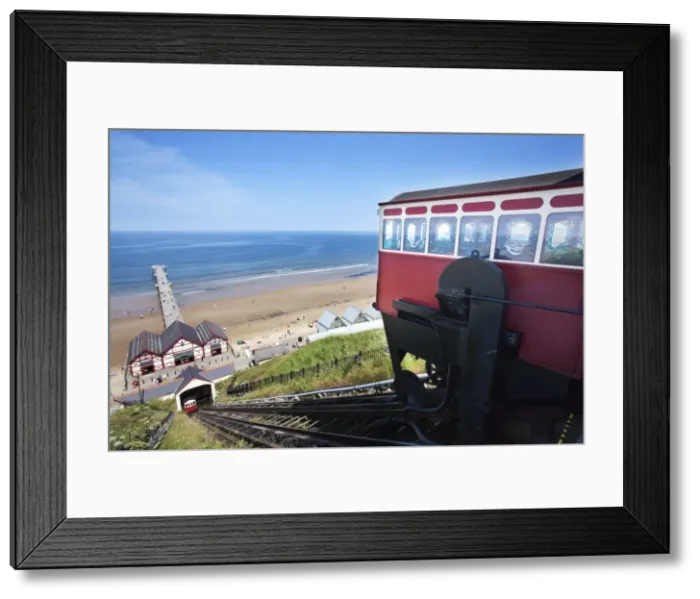 Framed Print : Saltburn Cliff Tramway showing Water Balancing Mechamism, Saltburn by the Sea, Redcar and Cleveland, North Yorkshire, Yorkshire, England, United Kingdom, Europe Framed Print : Saltburn Cliff Tramway showing Water Balancing Mechamism, Saltburn by the Sea, Redcar and Cleveland, North Yorkshire, Yorkshire, England, United Kingdom, Europe
