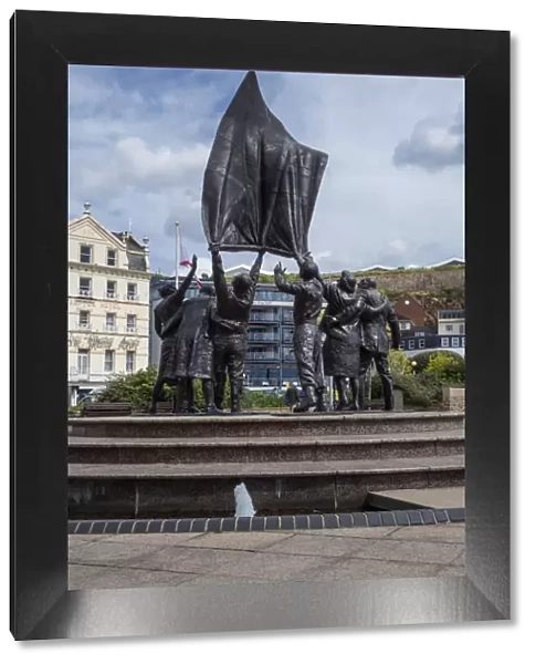 Liberation Sculpture, Liberation Square, St. Helier, Jersey, Channel Islands, United Kingdom, Europe