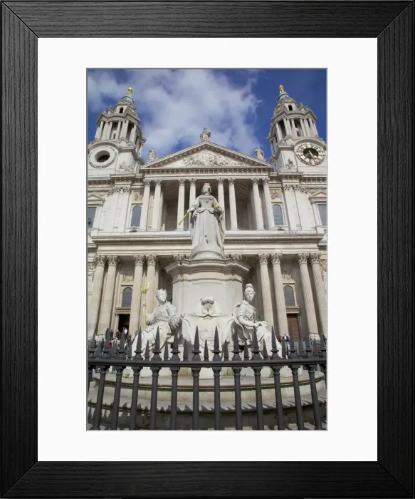 Framed Print : View of St. Pauls Cathedral, London, England, United Kingdom, Europe Framed Print : View of St. Pauls Cathedral, London, England, United Kingdom, Europe