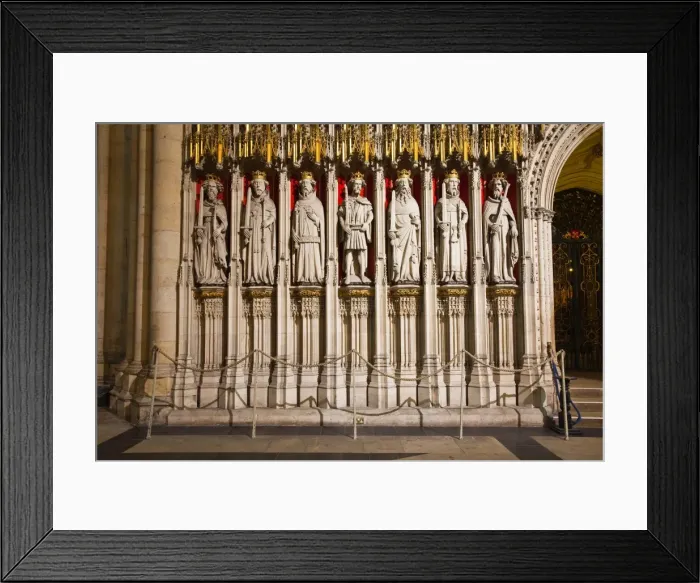 Framed Print : Detail of the choir screen in York Minster, one of the finest examples of Gothic architecture in Europe, York, Yorkshire, England, United Kingdom, Europe Framed Print : Detail of the choir screen in York Minster, one of the finest examples of Gothic architecture in Europe, York, Yorkshire, England, United Kingdom, Europe