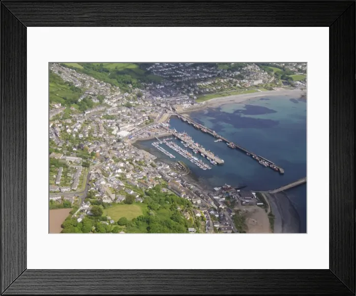 Framed Print : Aerial shot of Newlyn Fishing harbour near Penzance, Cornwall, England, United Kingdom, Europe Framed Print : Aerial shot of Newlyn Fishing harbour near Penzance, Cornwall, England, United Kingdom, Europe