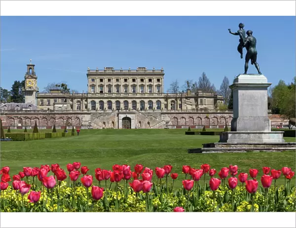 Cliveden House from parterre, Buckinghamshire, England, United Kingdom, Europe