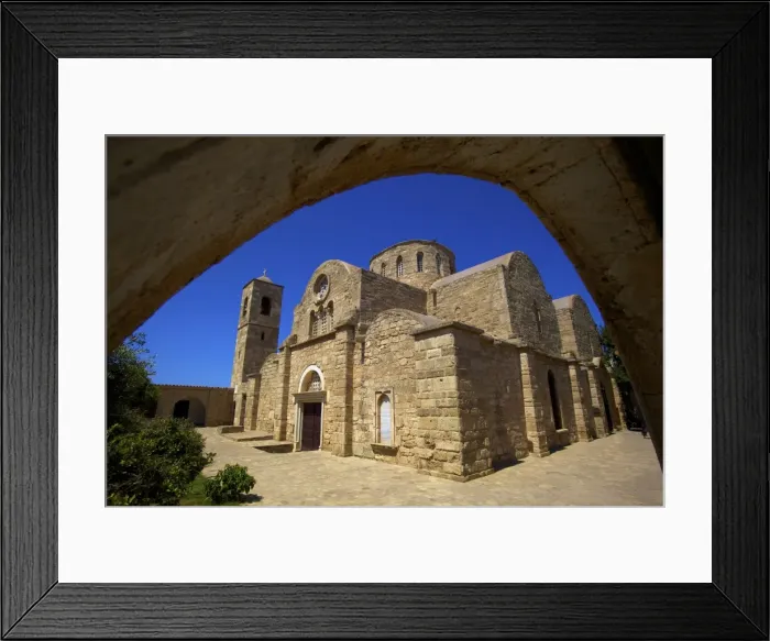 Framed Print : St. Barnabas Monastery, North Cyprus, Cyprus, Mediterranean, Europe Framed Print : St. Barnabas Monastery, North Cyprus, Cyprus, Mediterranean, Europe