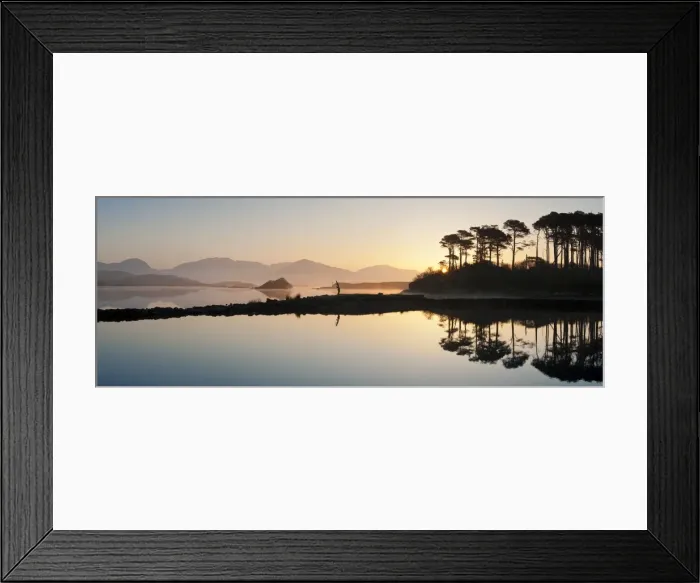 Framed Print : Derryclare Lough at dawn, Connemara, County Galway, Connacht, Republic of Ireland, Europe Framed Print : Derryclare Lough at dawn, Connemara, County Galway, Connacht, Republic of Ireland, Europe