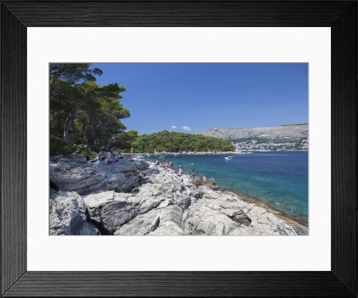 Framed Print : Lokrum Island, Dubrovnik, Dalmatia, Croatia, Europe Framed Print : Lokrum Island, Dubrovnik, Dalmatia, Croatia, Europe
