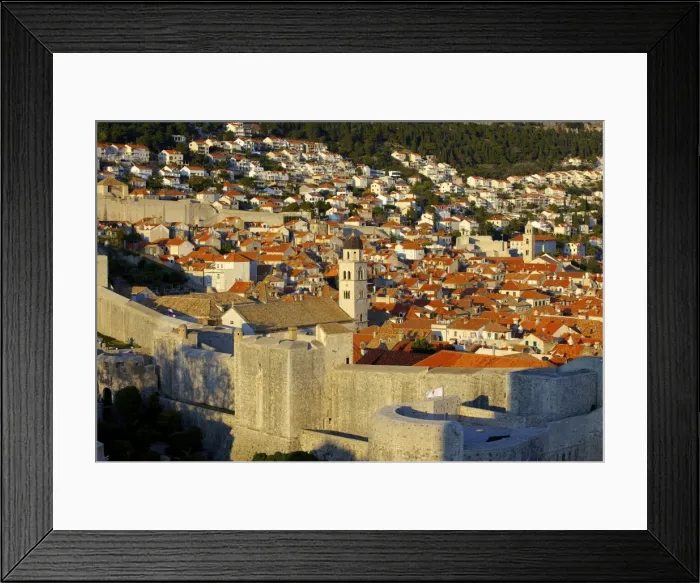 Framed Print : The old town of Dubrovnik, UNESCO World Heritage Site, Croatia, Europe Framed Print : The old town of Dubrovnik, UNESCO World Heritage Site, Croatia, Europe