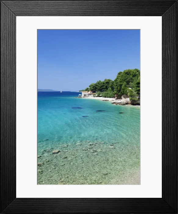 Framed Print : Restaurant at beach, Bol, Brac Island, Split-Dalmatia, Dalmatia, Croatia, Europe Framed Print : Restaurant at beach, Bol, Brac Island, Split-Dalmatia, Dalmatia, Croatia, Europe
