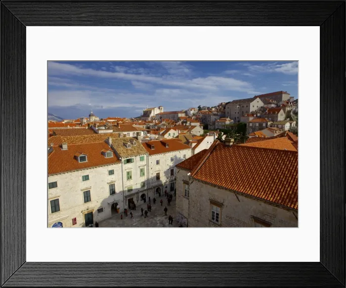 Framed Print : The old town of Dubrovnik, UNESCO World Heritage Site, Croatia, Europe Framed Print : The old town of Dubrovnik, UNESCO World Heritage Site, Croatia, Europe