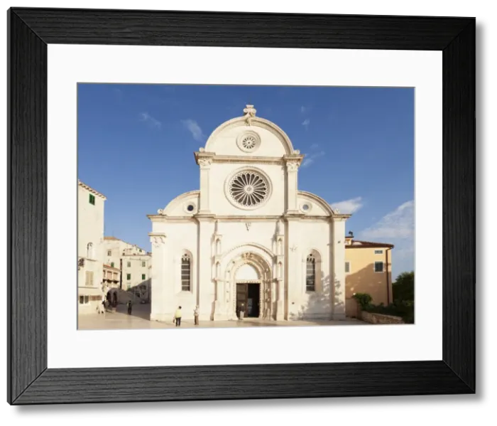 Framed Print : Cathedral of St. Jacob (Cathedral of St. James), UNESCO World Heritage Site, Sibenik, Dalmatia, Croatia, Europe