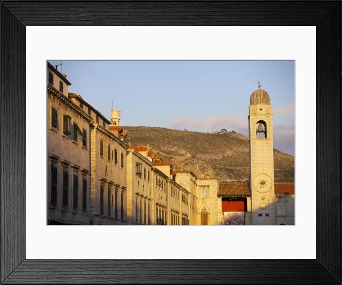 Framed Print : Main street Stradun in the old town of Dubrovnik, UNESCO World Heritage Site, Croatia, Europe Framed Print : Main street Stradun in the old town of Dubrovnik, UNESCO World Heritage Site, Croatia, Europe