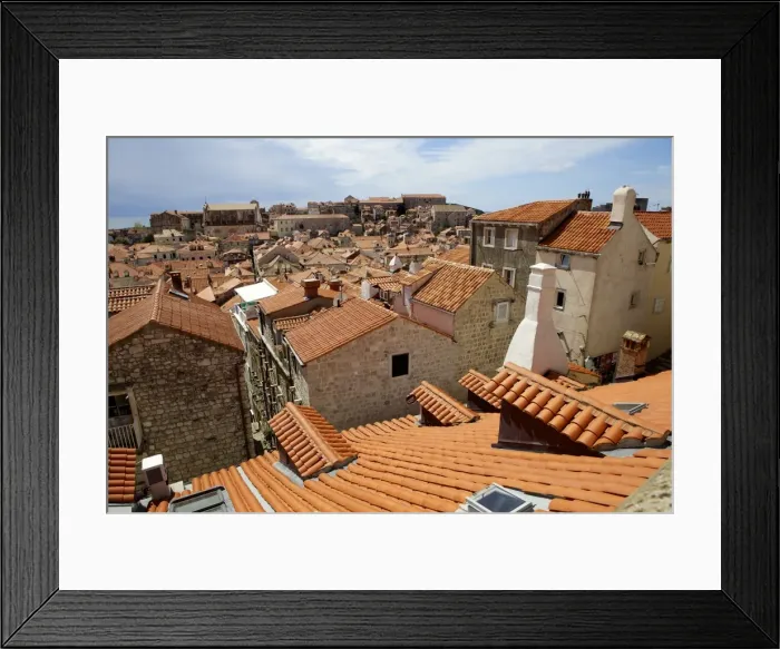 Framed Print : The old town of Dubrovnik, UNESCO World Heritage Site, Croatia, Europe Framed Print : The old town of Dubrovnik, UNESCO World Heritage Site, Croatia, Europe